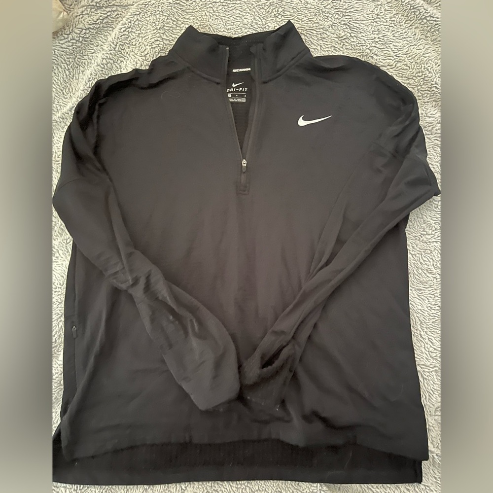 nike running quarter zip